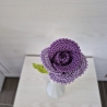 Rose - lila (Häkelblume)
