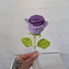 Rose - lila (Häkelblume)