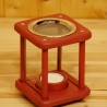 Duftlampe, Räucherlampe, Holzlaterne, schwedenrot