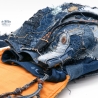 UPCYCLING Jeans Rucksack, Patchwork-Rucksack