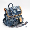 UPCYCLING Jeans Rucksack, Patchwork-Rucksack