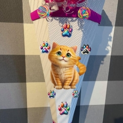 Schultüte Bastelset Katze Rusty verschiedene Farben