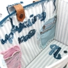 High-End Designertasche - UPCYCLING Jeans-Shopper, Jeanstasche