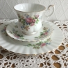 Vintage Sammeltasse Royal Albert Dekor Moos Rose 60er Jahre