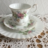 Vintage Sammeltasse Royal Albert Dekor Moos Rose 60er Jahre