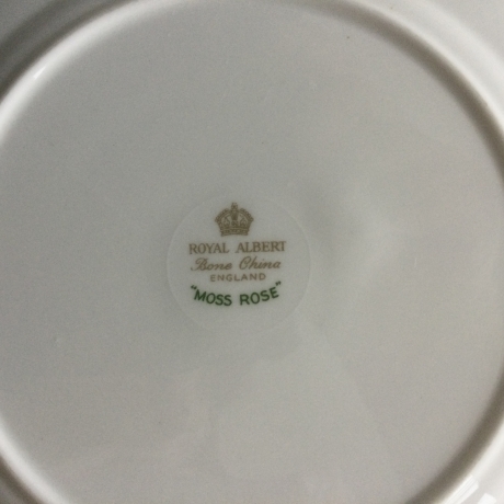 Vintage Sammeltasse Royal Albert Dekor Moos Rose 60er Jahre