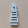 Maritime Stecker aus Gips | Robbe, Walross & Leuchtturm
