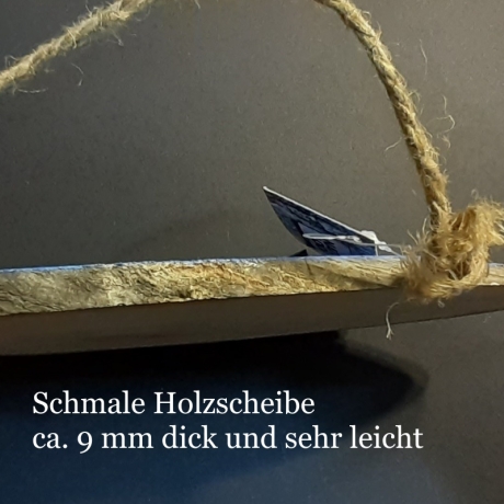 Gartenschild - Bin im Garten mit den Hummeln bummeln - Türscheibe