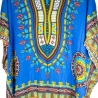 Damen-Kaftan, Handarbeit aus Bali, 110x88 cm, blau-bunt