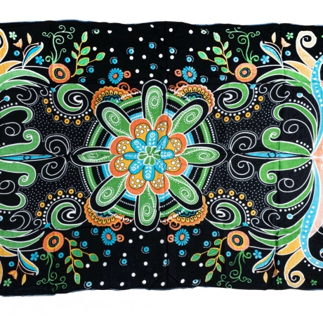 Damen-Wickelrock ohne Bänder + Fransen, 115x165 cm, neu