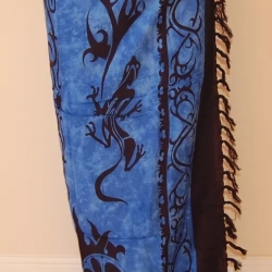 Wickelrock ohne Bänder mit Sarongschnalle, 112x170 cm, neu