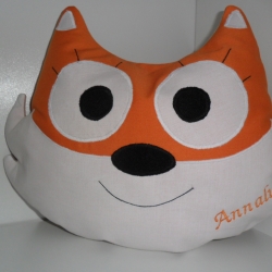 Kuschelkissen schlauer Fuchs mit Namen