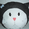Kuschelkissen schwarzes Kätzchen