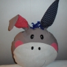 Kuschelkissen lustiges Eselchen  mit Namen