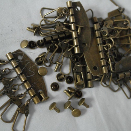 Key Organizer mit 6 Karabiner inkl. Nieten