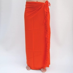 Damen-Wickelrock mit Fransen + Schnalle, 115x165 cm, neu