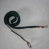Schlüsselband petrol schwarz sterne 90x 3cm Qualität satingefasst