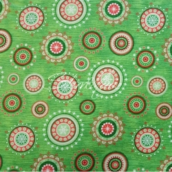 Santa Clause... green medallions