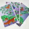 3 Postkarten Set A5 Animal Guide Berlin Grafikdesign Urban Nature
