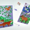 3 Postkarten Set A5 Animal Guide Berlin Grafikdesign Urban Nature
