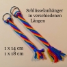 Taschenanhänger Schlüsselanhänger Ranzenbaumler aus Wolle Regenbo