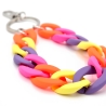 Schlüsselanhänger mit Karabiner Bunt