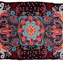 Damen-Wickelrock ohne Bänder + Fransen, 115x165 cm, neu