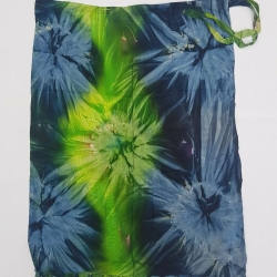 Damen-Wickelrock mit 2 Bändern + Fransen, 110x75 cm, neu