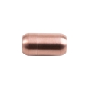 Edelstahl Magnetverschluss Rosegold 19x10mm (ID 6mm) gebürstet 
