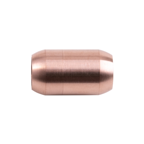 Edelstahl Magnetverschluss Rosegold 21x12mm (ID 8mm) gebürstet 