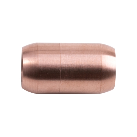 Edelstahl Magnetverschluss Rosegold 25x14mm (ID 10mm) gebürstet 