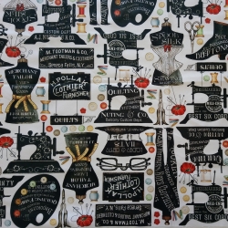 She Who Sews - black/white items