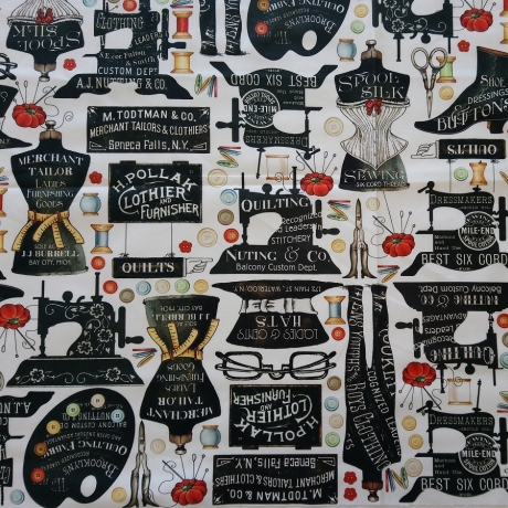 She Who Sews - black/white items