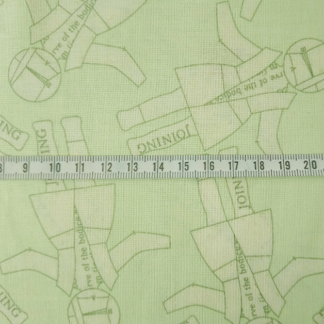 She Who Sews - paper dolls green