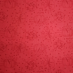 She Who Sews - red pincushion