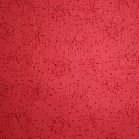 She Who Sews - red pincushion