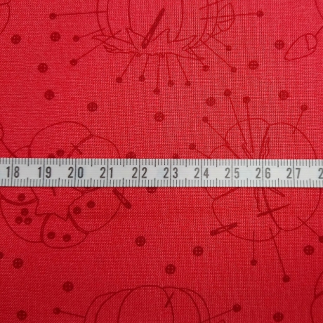 She Who Sews - red pincushion