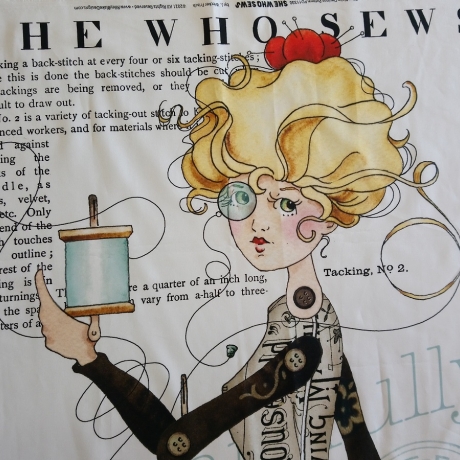 She Who Sews - Panel 60 cm