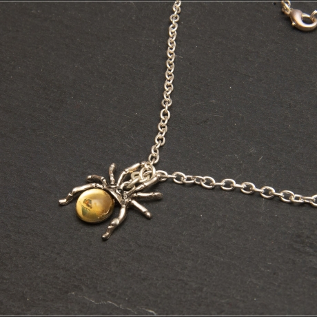 Gothic Spinne Halskette – Halsschmuck Tierschmuck handmade