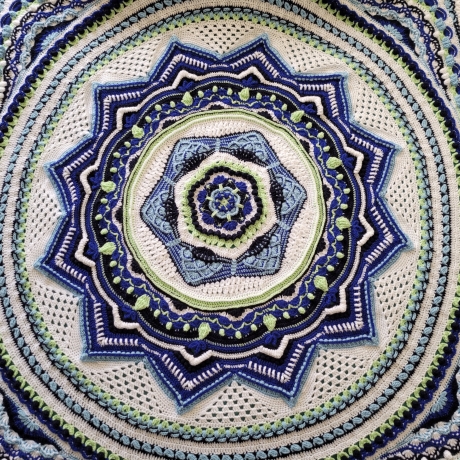 Häkeldecke, Sacred Space Handarbeit