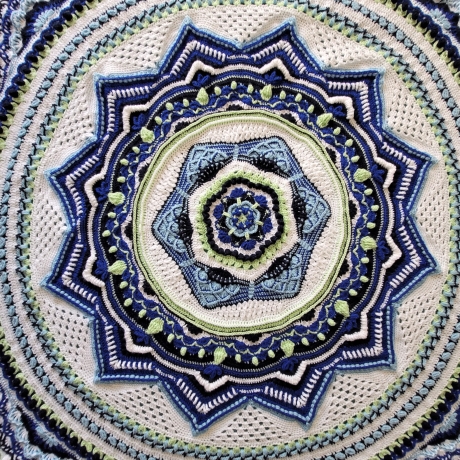 Häkeldecke, Sacred Space Handarbeit