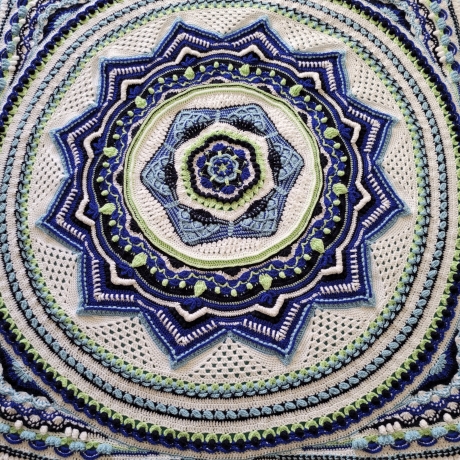 Häkeldecke, Sacred Space Handarbeit