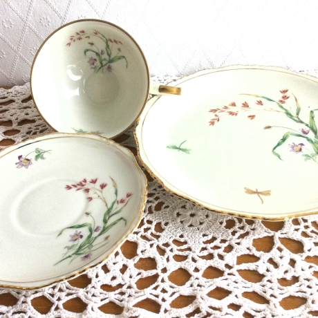 Vintage Sammeltasse Wiesenblumen von R Bavaria 50er Jahre