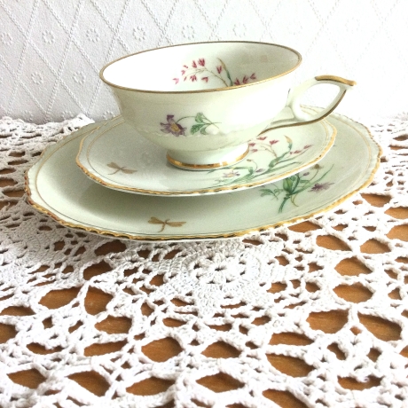 Vintage Sammeltasse Wiesenblumen von R Bavaria 50er Jahre