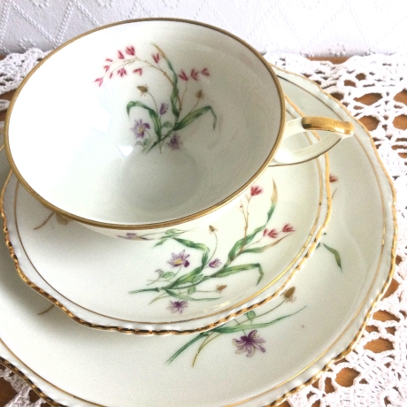 Vintage Sammeltasse Wiesenblumen von R Bavaria 50er Jahre