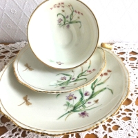 Vintage Sammeltasse Wiesenblumen von R Bavaria 50er Jahre