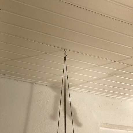 Sandpendel, Pendel mit  Schale aus Mangoholz für den Innenraum