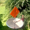 Sandpendel für den Garten, Windpendel, das Mandalas zeichnet 