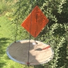Sandpendel für den Garten, Windpendel, das Mandalas zeichnet 