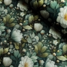 Flowing Bloom Blumen grün Taschenstoff wasserabweisend